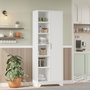 Hanah Home Armario Multiusos LIB2-W Blanco